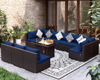 NICESOUL Modern Outdoor Patio Sectional Sofa Set - Image 2