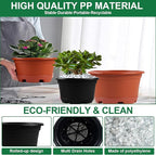 Outdoor Flower Pots 5 Packs 13 inch pots - Image 4