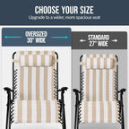 Best Choice Products Set of 2 Extra Wide Adjustable Steel Mesh Zero Gravity - Image 4
