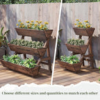 3-Tier Wooden Vertical Raised Garden Bed - Image 7