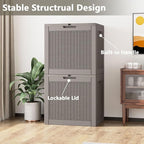 Outdoor Storage Box, Resin Deck Boxes Indoor and outdoor, Waterproof Storage - Image 8