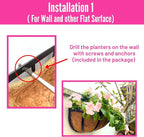 LaLaGreen Wall Planters for Outdoor Plant Deck Railing Planter Boxes for - Image 5
