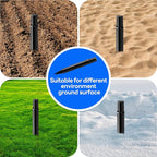 8 Pack Reinforced Ground Stakes, 0.83" x 8.27" Solar Lights Spikes, ABS Plastic - Image 4