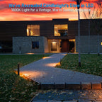 LEONLITE 12-Pack 5CCT Low Voltage Pathway Lights, 5W 12-24V Wired LED Landscape - Image 6