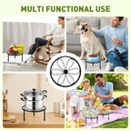 ESRICH 2 Pack 7.8" Metal Plant Stand Indoor, Rustproof Round Heavy Duty Flower - Image 6