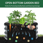 2 Pcs 2x2X1 FT Round Galvanized Raised Garden Bed Kit, Metal Raised Box - Image 6