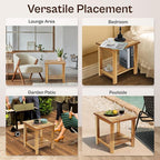 Adirondack Side Table – Weather-Resistant Rectangular End Table - Image 6