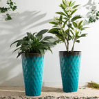 Glitzhome 23.75" H Oversized Tall Planter, - Image 7