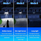 Energetic Solar Outdoor Lights, 1800LM 150 LED Security Motion Sensor Outdoor - Image 5