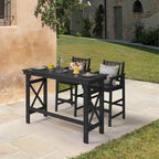 HDPE Patio Bar Table, Adirondack Outdoor Bar Height Table, HDPE Outside Pub - Image 9