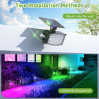 Solar Color Changing Spot Lights Outdoor, Solar Christmas Lights Outdoor - Image 5
