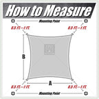 ColourTree TAPR1616 Custom Size 10' x 17' Green Sun Shade Sail Canopy UV Block - Image 8