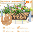 Riare 2 Pack 16 Inch Window Boxes Planters - Image 6