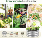 GreatBuddy 2x2x1 ft Round Galvanized Raised Garden Bed, Easy-Assembly Raised Bed - Image 7