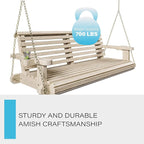 Porchgate Amish Heavy Duty 800 Lb Roll Comfort Treated Porch Swing W/Chains - Image 4