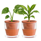 D'vine Dev 4 Inch Design Self Watering Pot by DvineDevPlanterPotsandStand