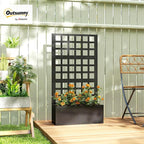 Outsunny Galvanized Raised Garden Bed - Image 2