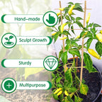 Bamboo Trellis 16" Ladder Vertical Gardening Plant Trellis - Image 2
