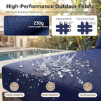 NICESOUL 10 Piece Outdoor Couch Set - Image 9