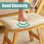Foot Stool, Foot Stool Small, Ottoman Foot Rest, Wood Stool - Image 7