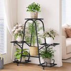 Plant Stand Indoor Outdoor Shelf Metal Holder Pot Rack Multiple Plants Stand - Image 4