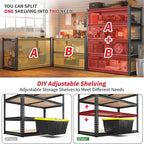 REIBII 2400LBS Storage Shelves 5 Tier Garage Shelving Heavy Duty, Adjustable - Image 7