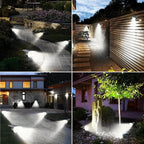 Peasur 6 Pack Solar Lights Outdoor, Solar Powered Spot Uplights Waterproof - Image 5