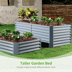 Land Guard 6×3×2ft Galvanized Raised Garden Bed, Planter Boxes Outdoor - Image 7