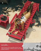 SERWALL Patio Chaise Lounge Chair Set of 2, Poly Lounge Chair - Image 2