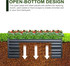EDOSTORY Metal Raised Bed Garden Bed Kit, Large Metal Raised Garden Beds - Image 6