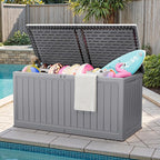 JUMMICO 270 Gallon Outdoor Storage Deck Box - Image 7