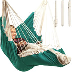 Hanging Hammock Chair Swing – Hanging Chair Outdoor & Indoor by EXTIRIO