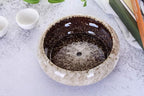 VanEnjoy 7.3 inch Round Large Shallow Succulent Ceramic Glazed Planter Pots - Image 4