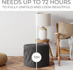 ZICOTO Beautiful Boucle Pouf Ottoman and Foot Rest - Image 5