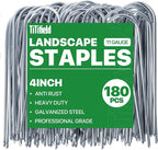 U Shape Garden Stakes 180 Packs 4 Inch 11 Gauge Irrigation Tubing Stakes - Image 7
