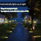 Solar Lights Outdoor Metal Garden Stake Waterproof Crackle Glass Globe Garden - Image 5