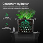 VIVOSUN 8-Pack FlexFeed Self-Watering Pots, Auto Irrigation Fabric Pot Base - Image 5