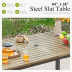 Sophia & William Swivel Patio Dining Set - Image 6