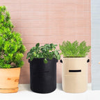 4 Pack Potato Growing Bag with Flap 10 Gallon Planter Pots with Handles and - Image 8