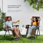 Nestl Zero Gravity Chairs Set of 4, Patio Lounge Chair Outdoor - Image 9
