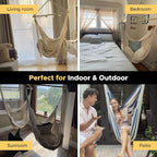 ADVOKAIR Hammock Chair Large 70.9"x47.2", 32% Bigger XXL Hanging Swing Chair - Image 5