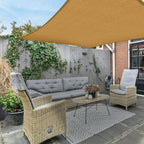 AsterOutdoor Sun Shade Sail Rectangle 6' x 10' UV Block Canopy - Image 8
