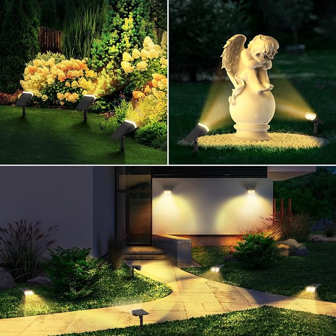 Linkind Solar Lights Outdoor Waterproof IP65, StarRay Dusk-to-Dawn Outdoor - Image 5