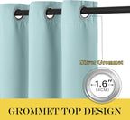 NICETOWN Sliding Door Curtain 84 inches Long, Grommet Privacy Darkening Window - Image 5