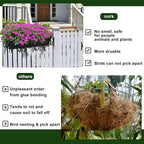 2PCS 30Inch Rectangle Window Box Liner Felt Planter Basket Liner Insert Black - Image 4