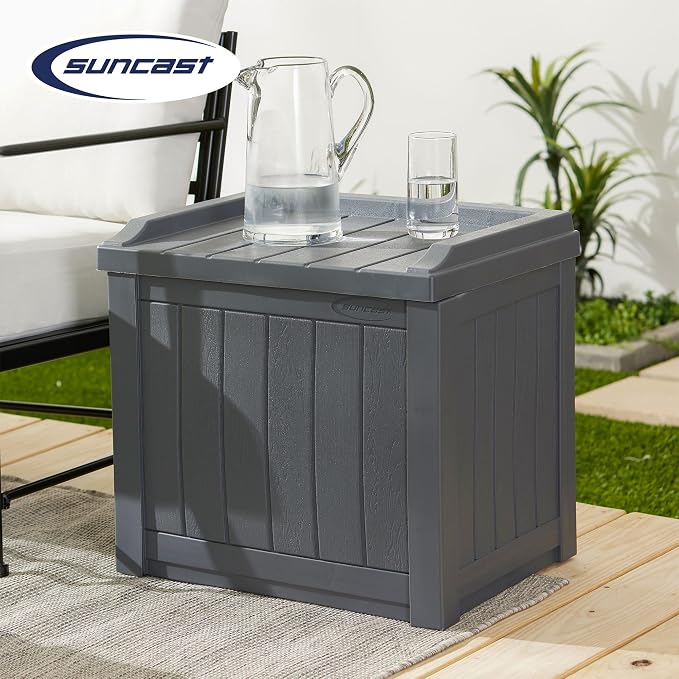 Suncast Small Deck Box Storage w/ Bench Seat - Image 4