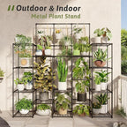 Metal Plant Stand Outdoor 63" Tall Plant Shelf - Image 2