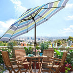 Blissun 9' Outdoor Patio Umbrella, Outdoor Table Umbrella, Yard Umbrella - Image 5