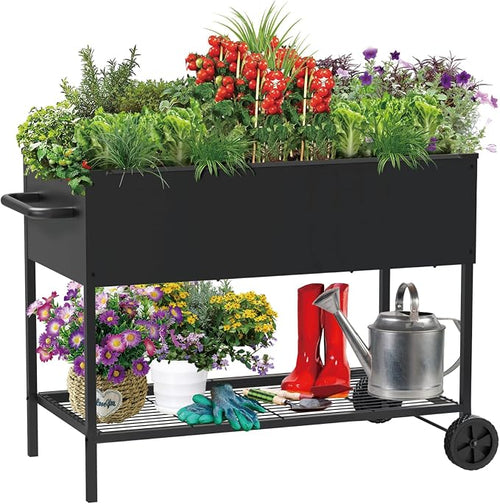 34 × 15 × 31 Inches Raised Garden Bed by Unknown