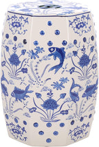 Safavieh Castle Gardens Collection Glazed Ceramic Blue Cloud 9 Chinoiserie - Image 3